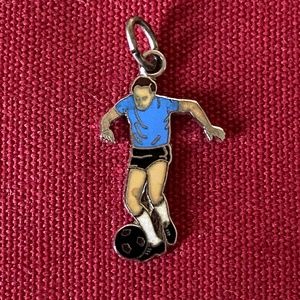VTG I STG I Male Soccer Player Enamel Charm
